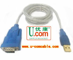 优康品牌USB转232串口线与HDMI线 连接世界，传输稳定